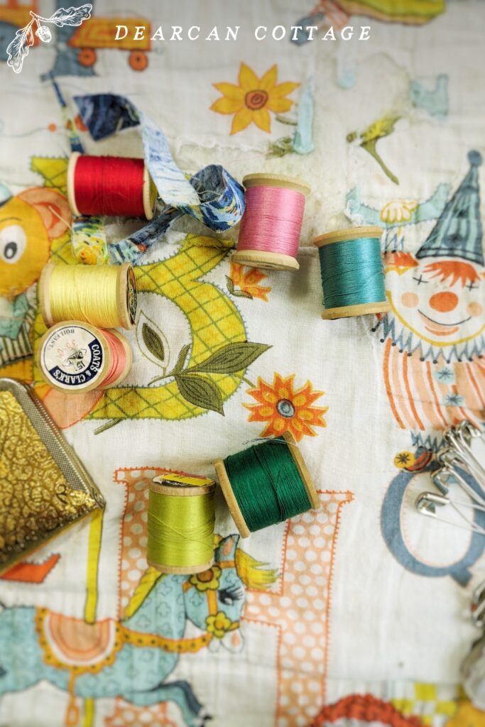 Repairing Baby Blankets with thread