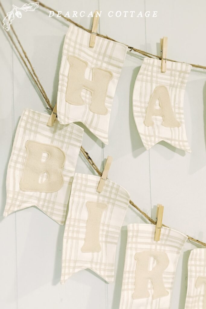 Birthday Banner DIY Turtorial