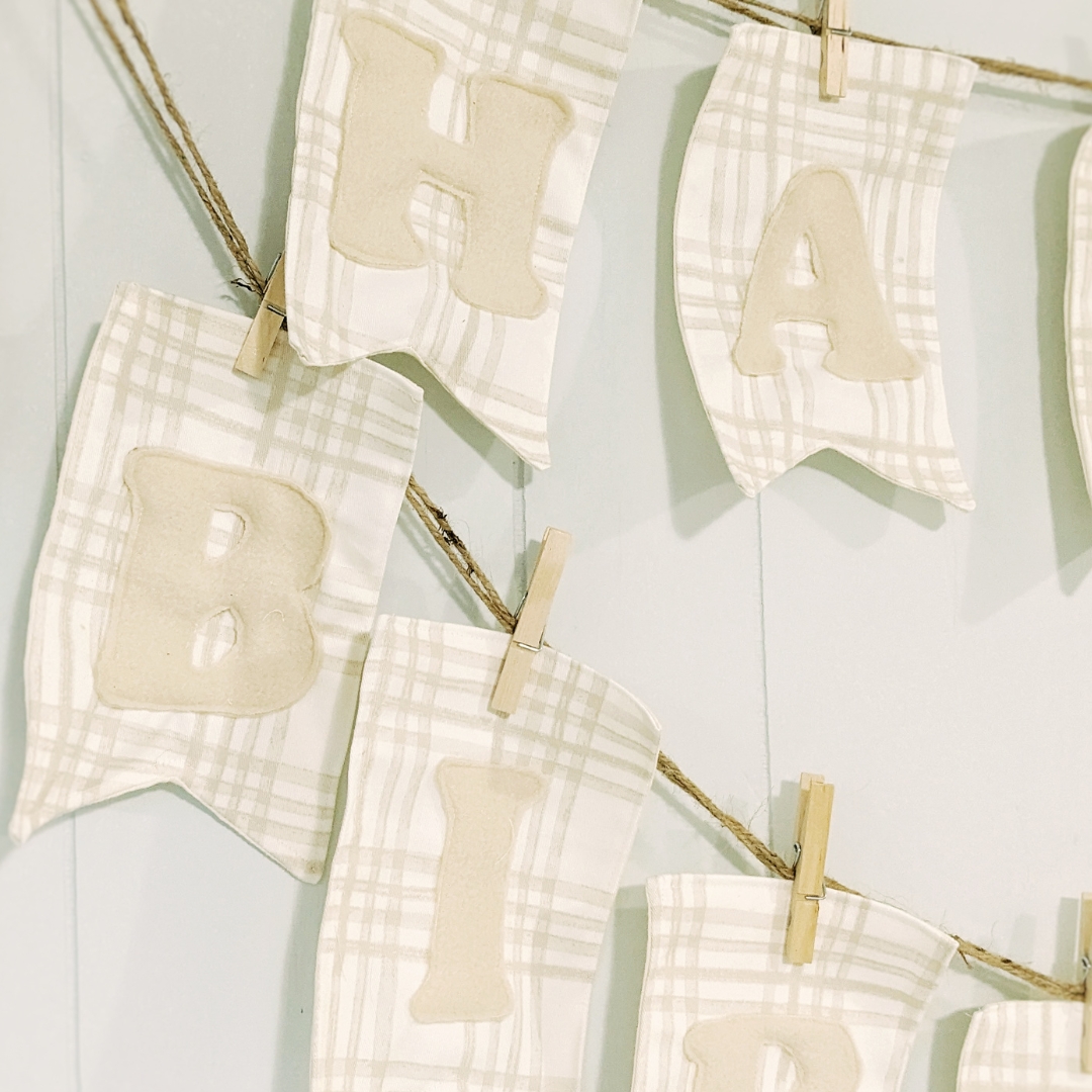 How to Sew A DIY Birthday Banner
