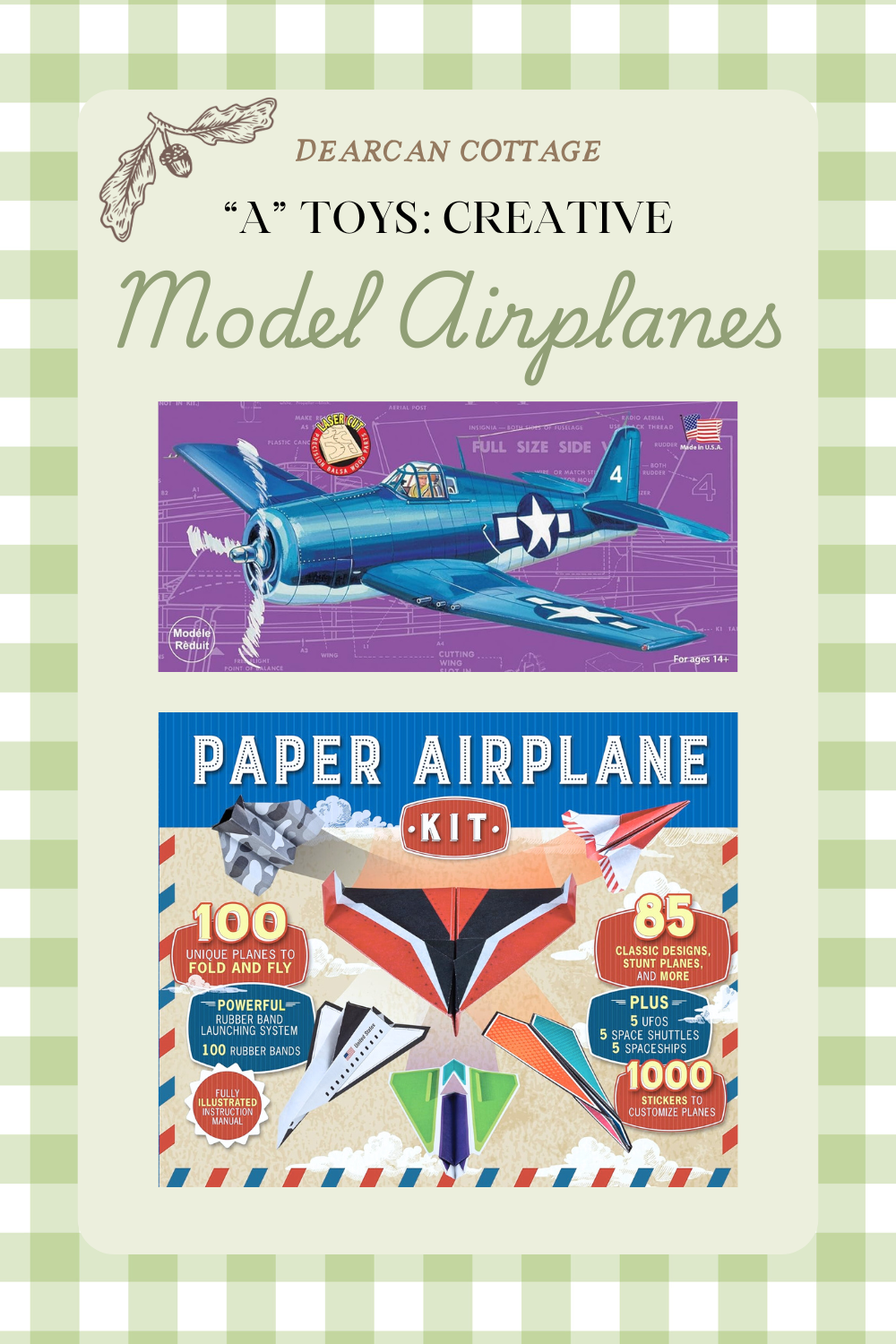 Model Airplanes- Toys That Start With A