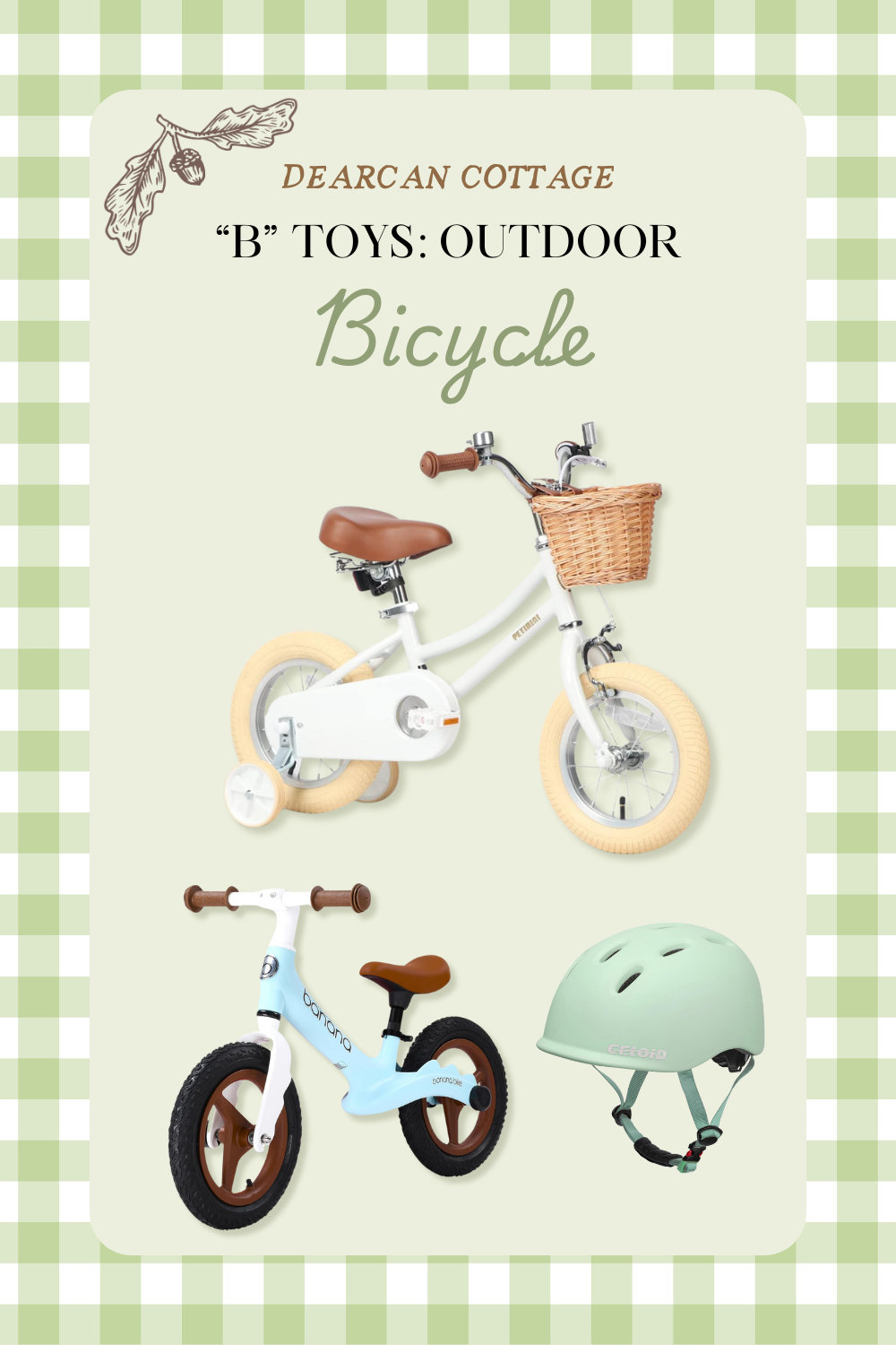 Bicycles Toys That Start With B