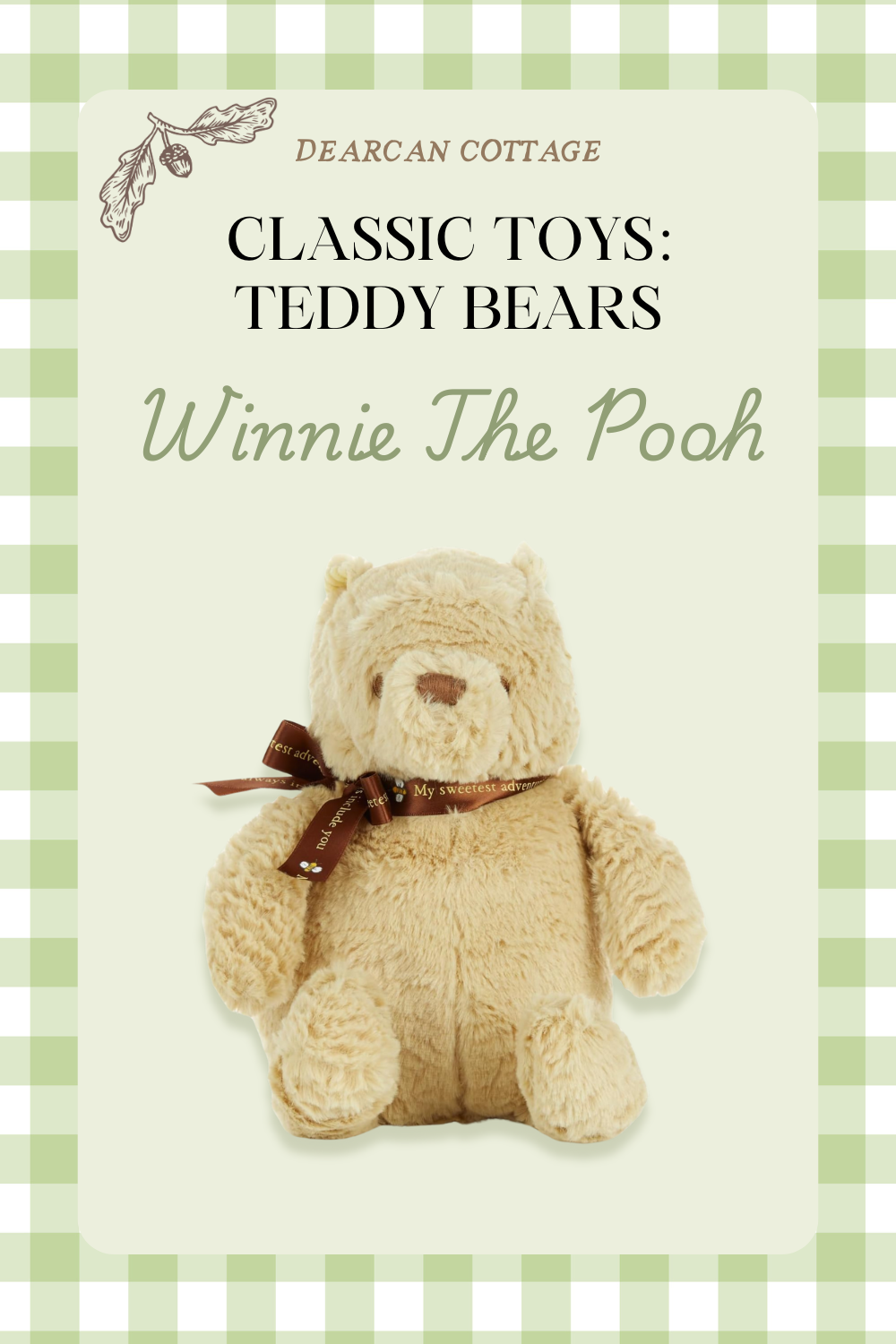 Classic Winnie The Pooh Teddy Bear Toys