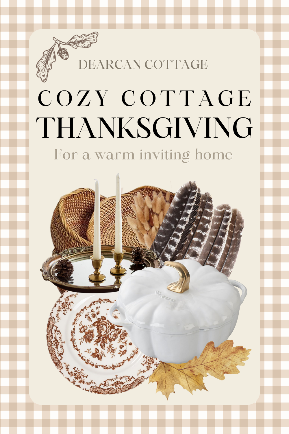 Cozy Cottage Thanksgiving Decor