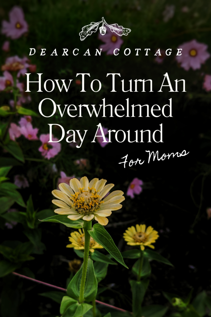 How to turn an overwhelmed day around