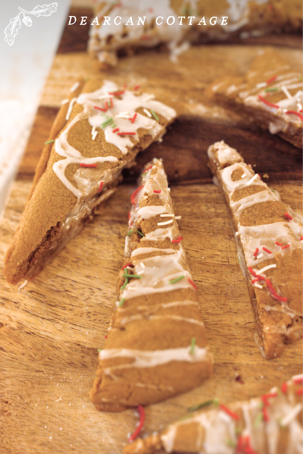 Sheetpan gingerbread cookies