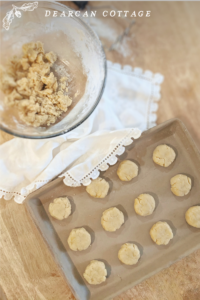 Holiday sugar cookies made with coconut oil