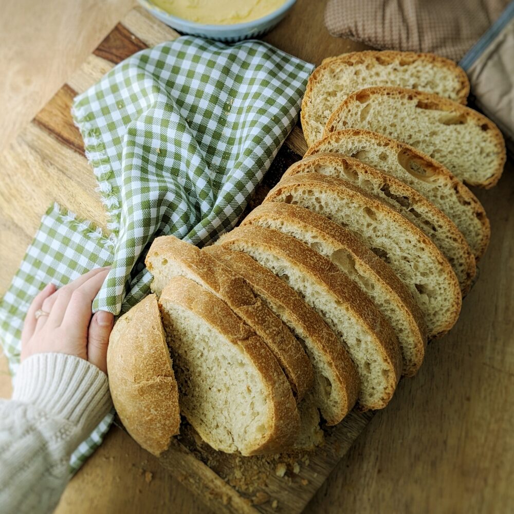 Homemade Sliced Sourdough Bread recipe