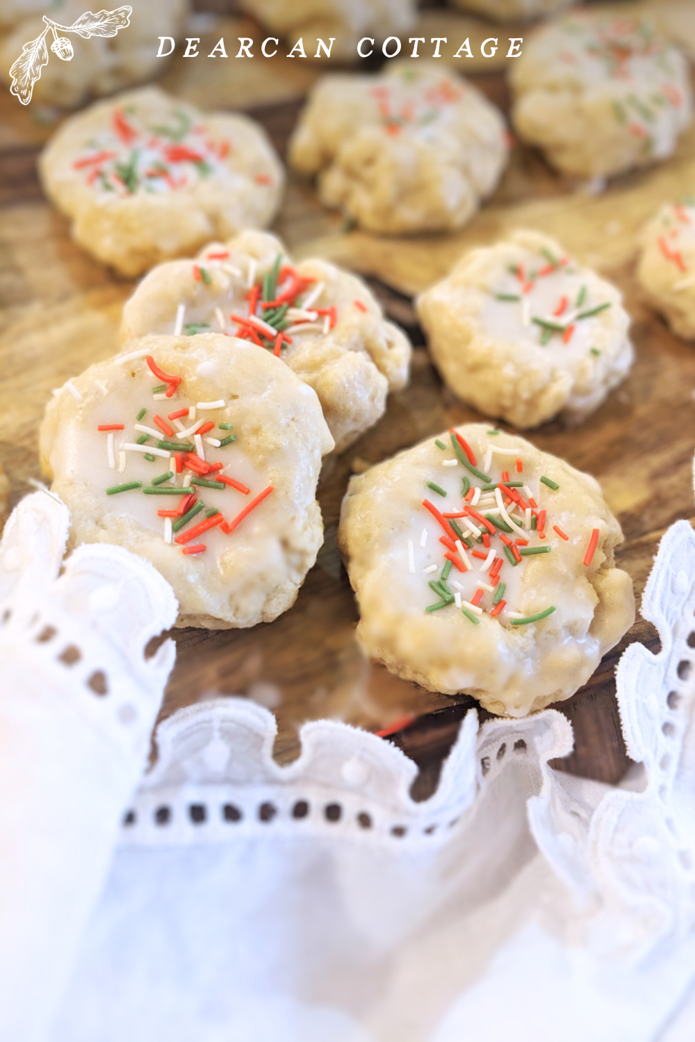 Holiday Coconut Oil Sugar Cookies