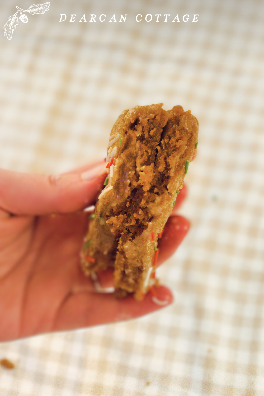 Sheetpan gingerbread cookies
