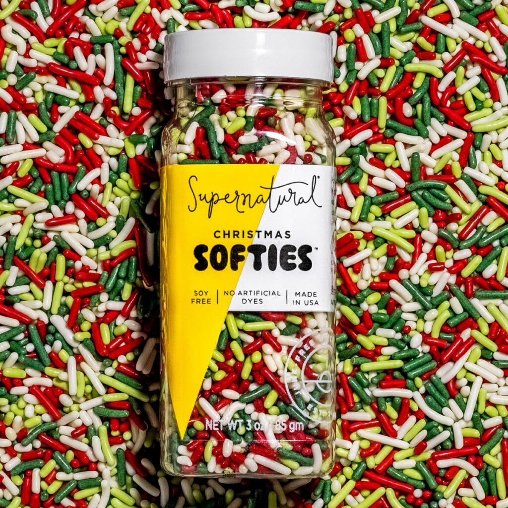 Supernatural Christmas Softie Sprinkles Red White Green