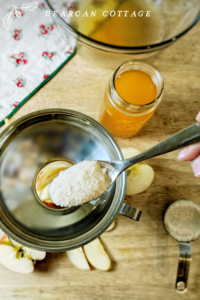 Pour 1 Tbsp of Sugar