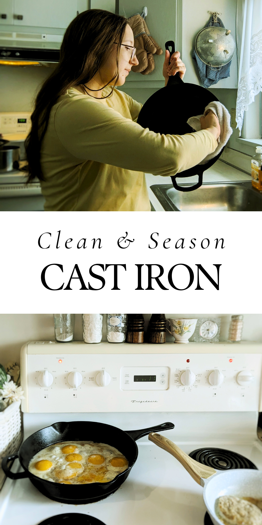 Pin Clean and Seasoning Cast Iron