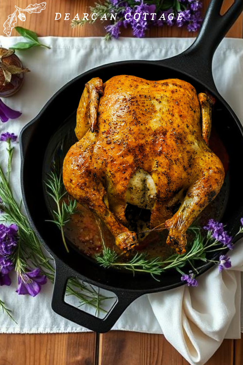 Roast a whole chicken