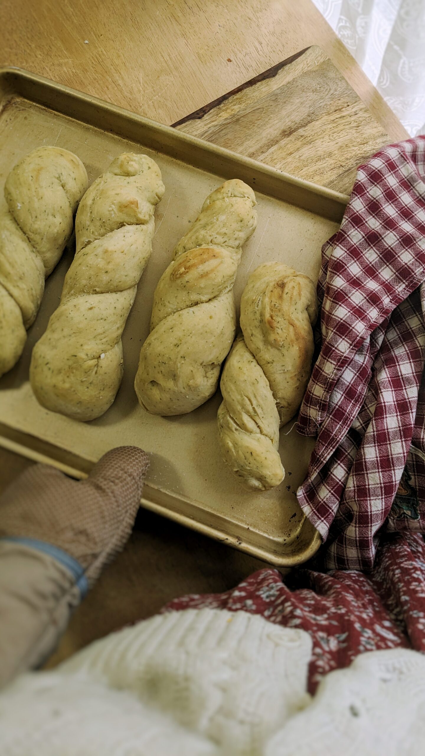 Made from scratch bread